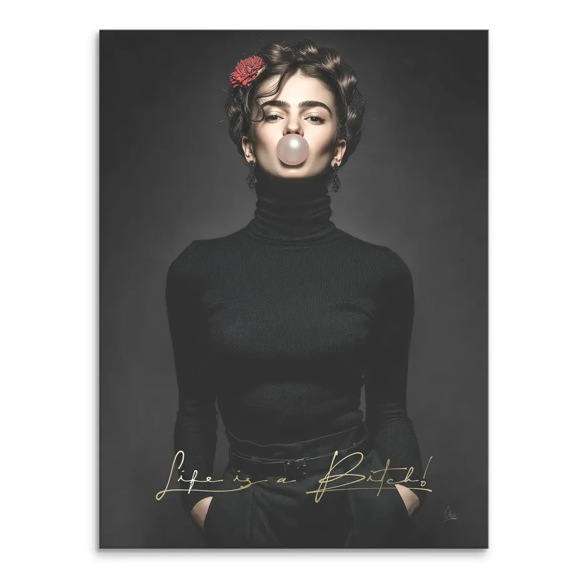 Frida Kahlo Rebell Leinwand Bild