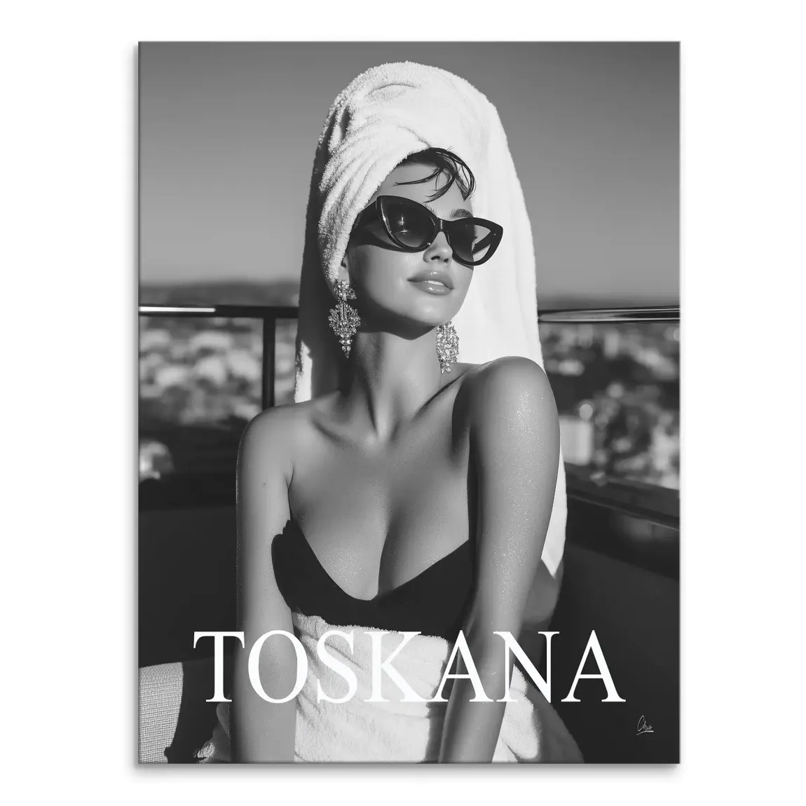 Toskana Glam Leinwand Bild