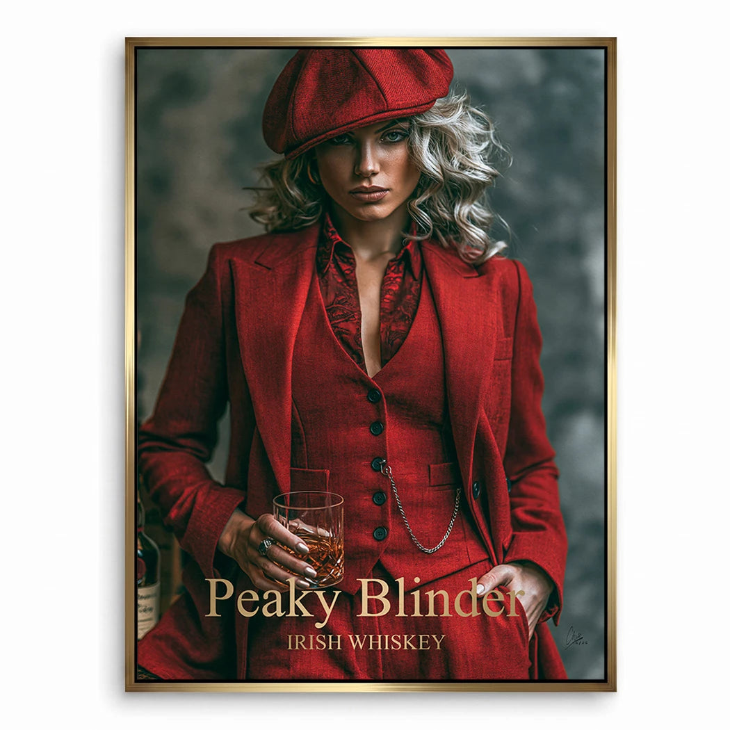 Peaky Blinder Lady Leinwand Bild