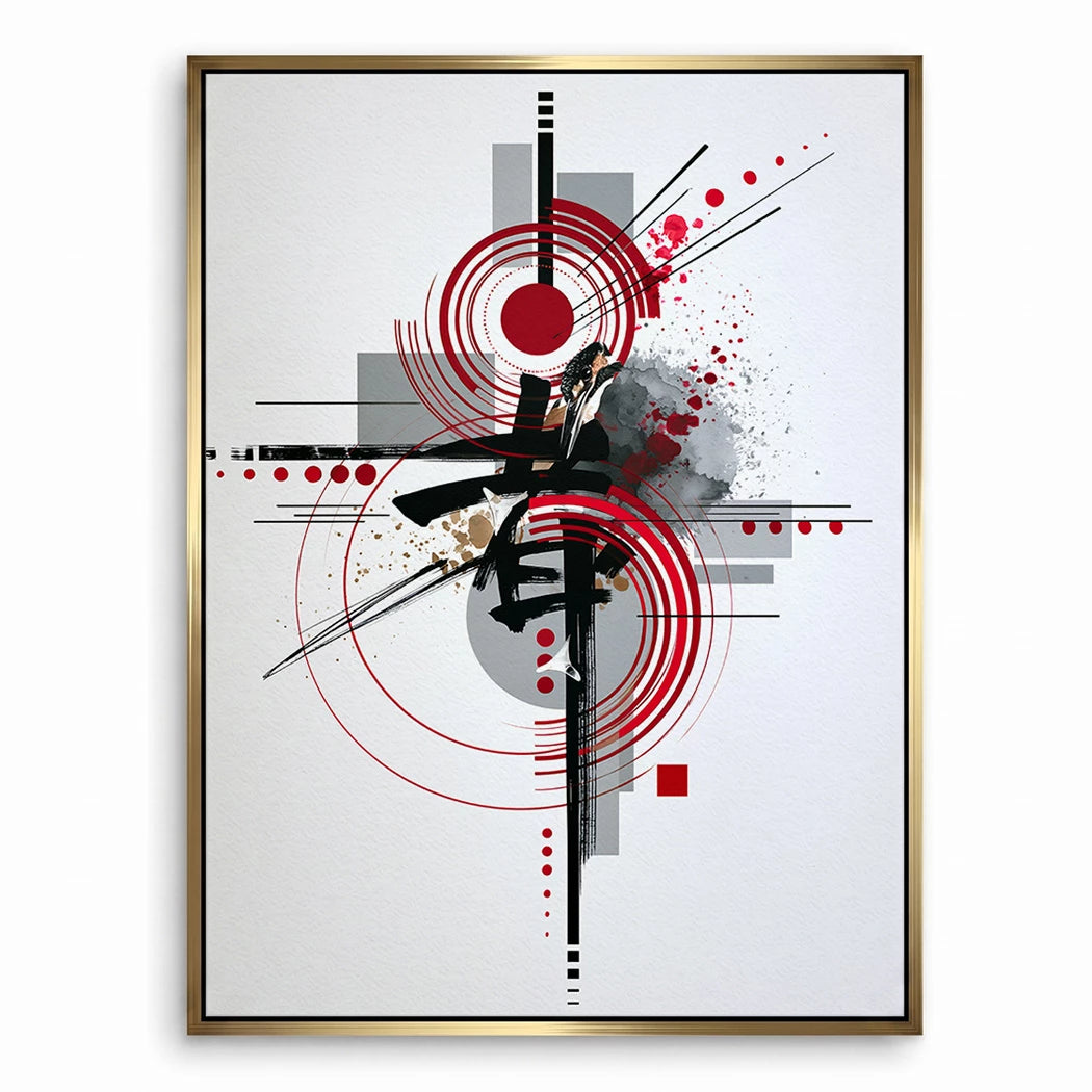 Zen Geometrie Leinwand Bild