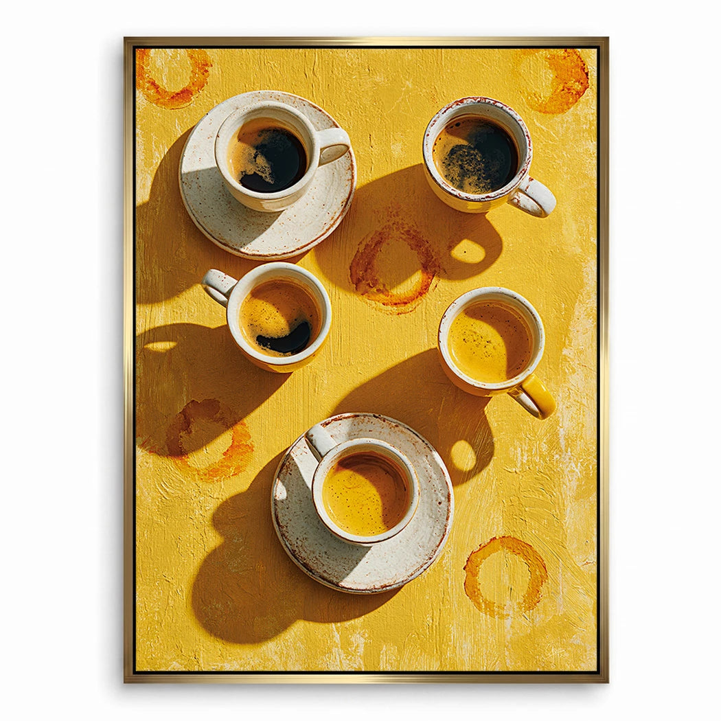 Espresso Atelier Leinwand Bild