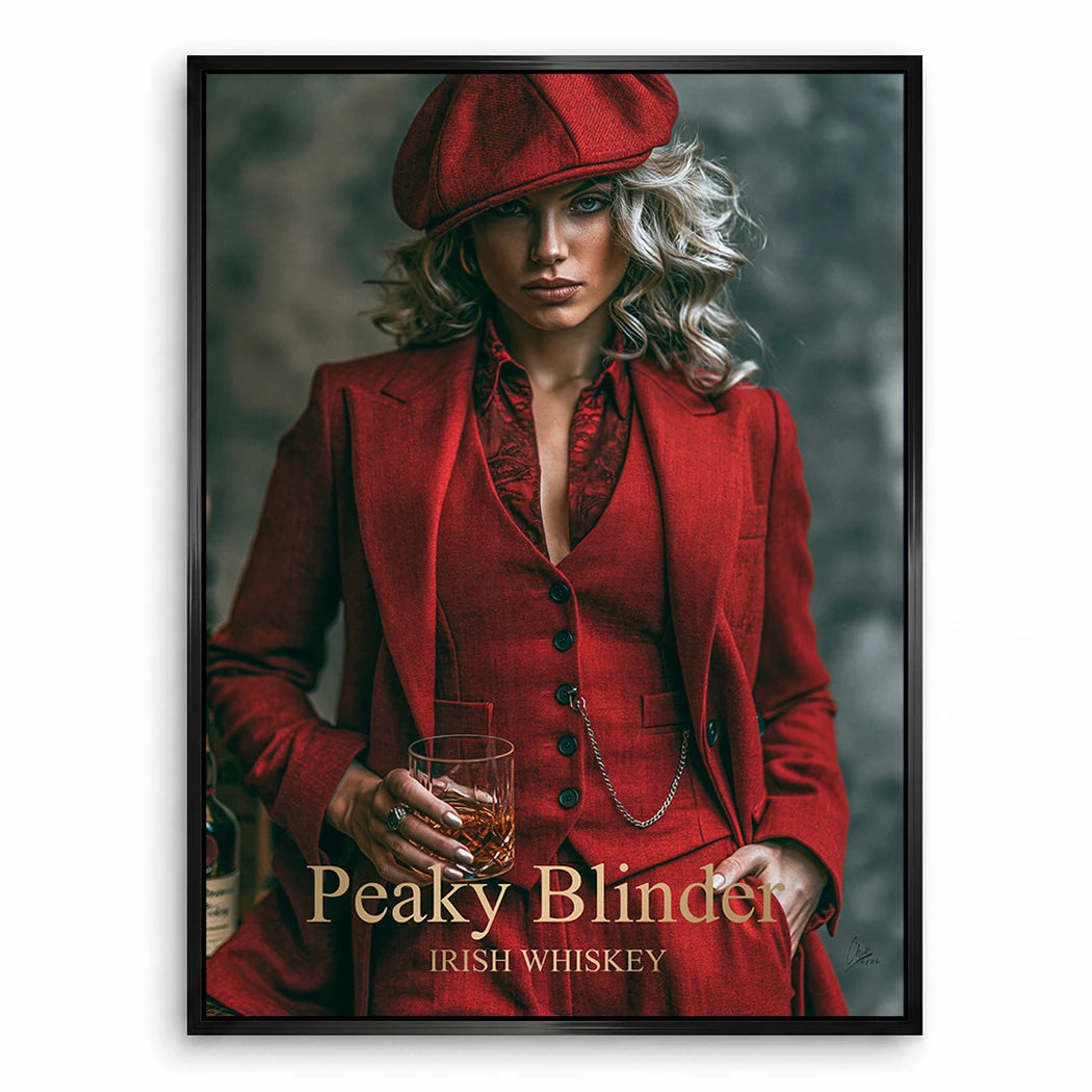 Peaky Blinder Lady Leinwand Bild