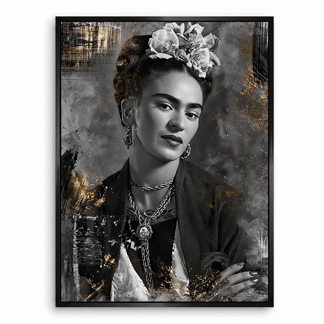 Frida Kahlo Velvet Leinwand Bild