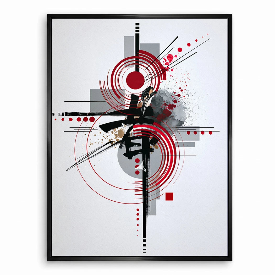 Zen Geometrie Leinwand Bild