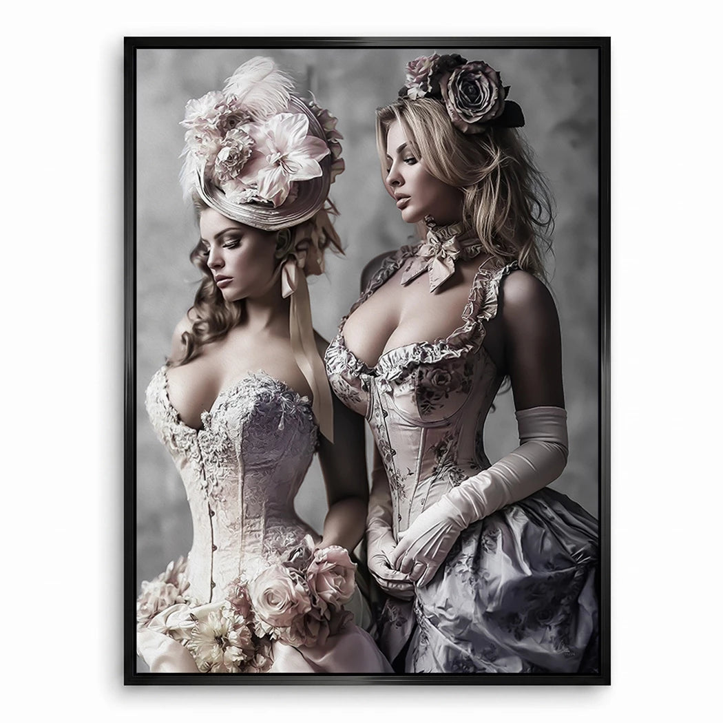 Rosen Damen Leinwand Bild