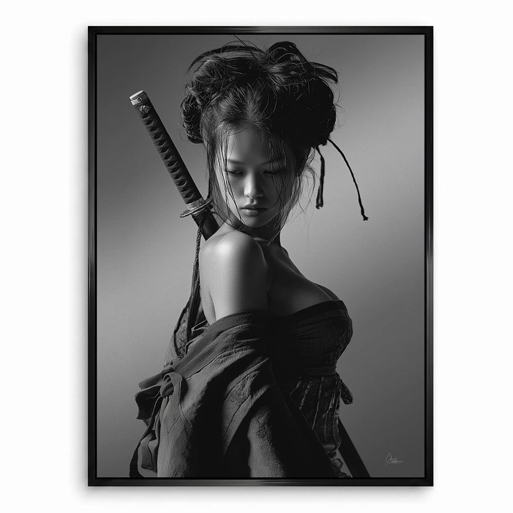 Samurai Diva Leinwand Bild