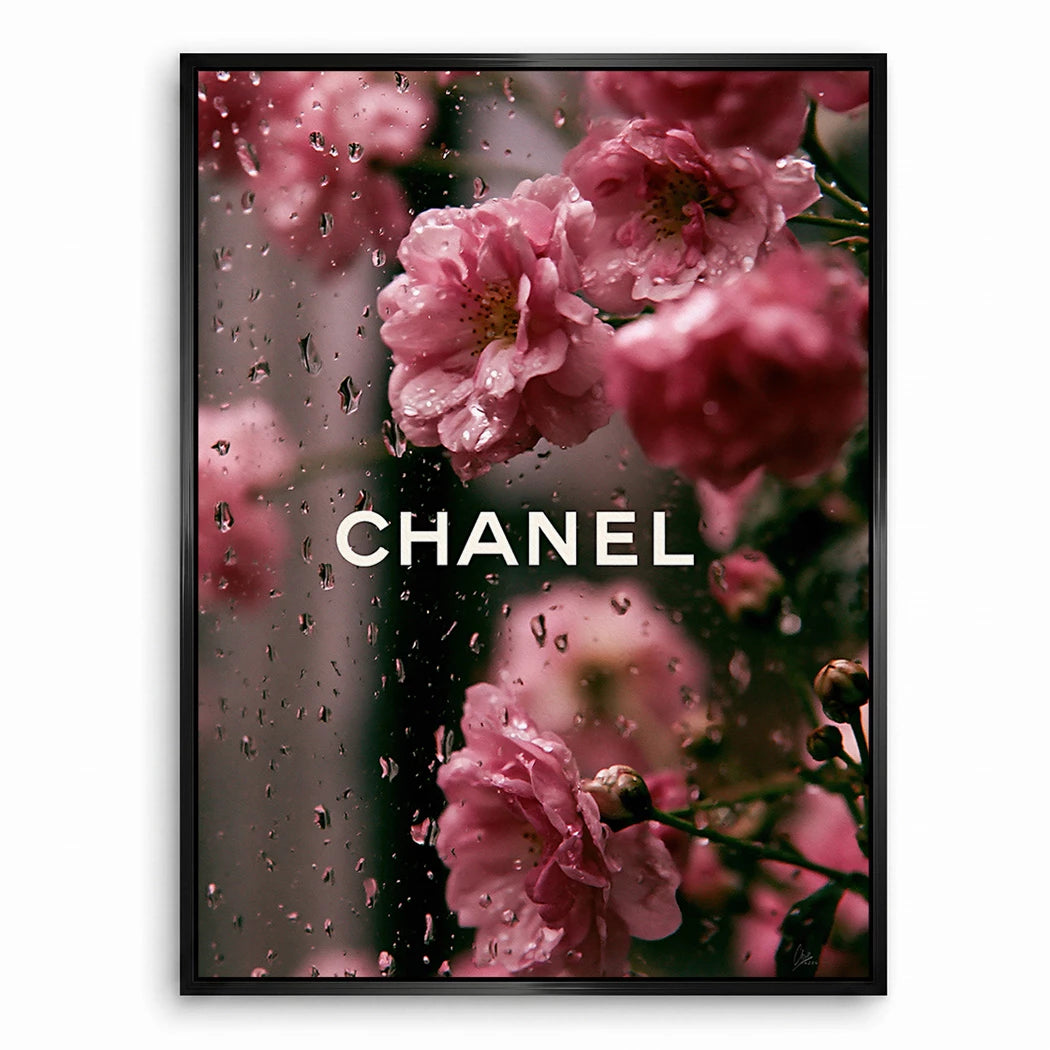 Chanel Blütenregen Leinwand Bild