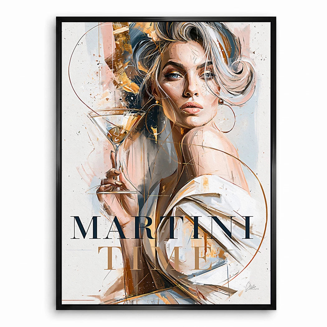 Martini Diva Leinwand Bild