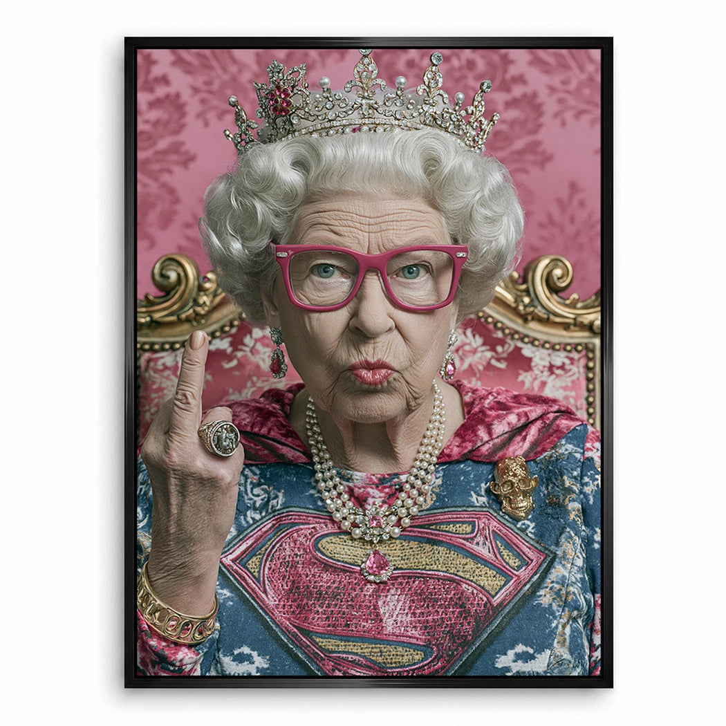 Queen Royale Leinwand Bild
