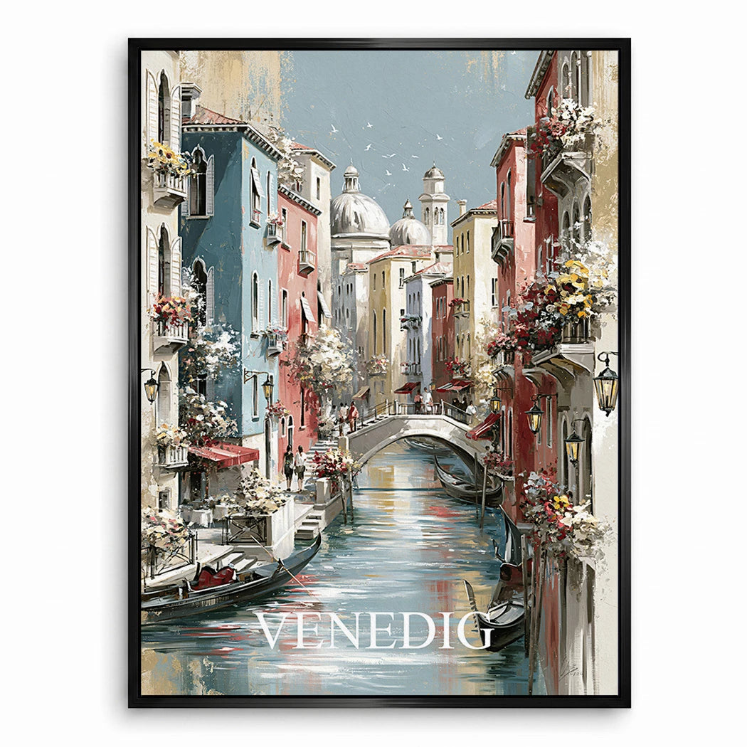Venedig Serenata Leinwand Bild