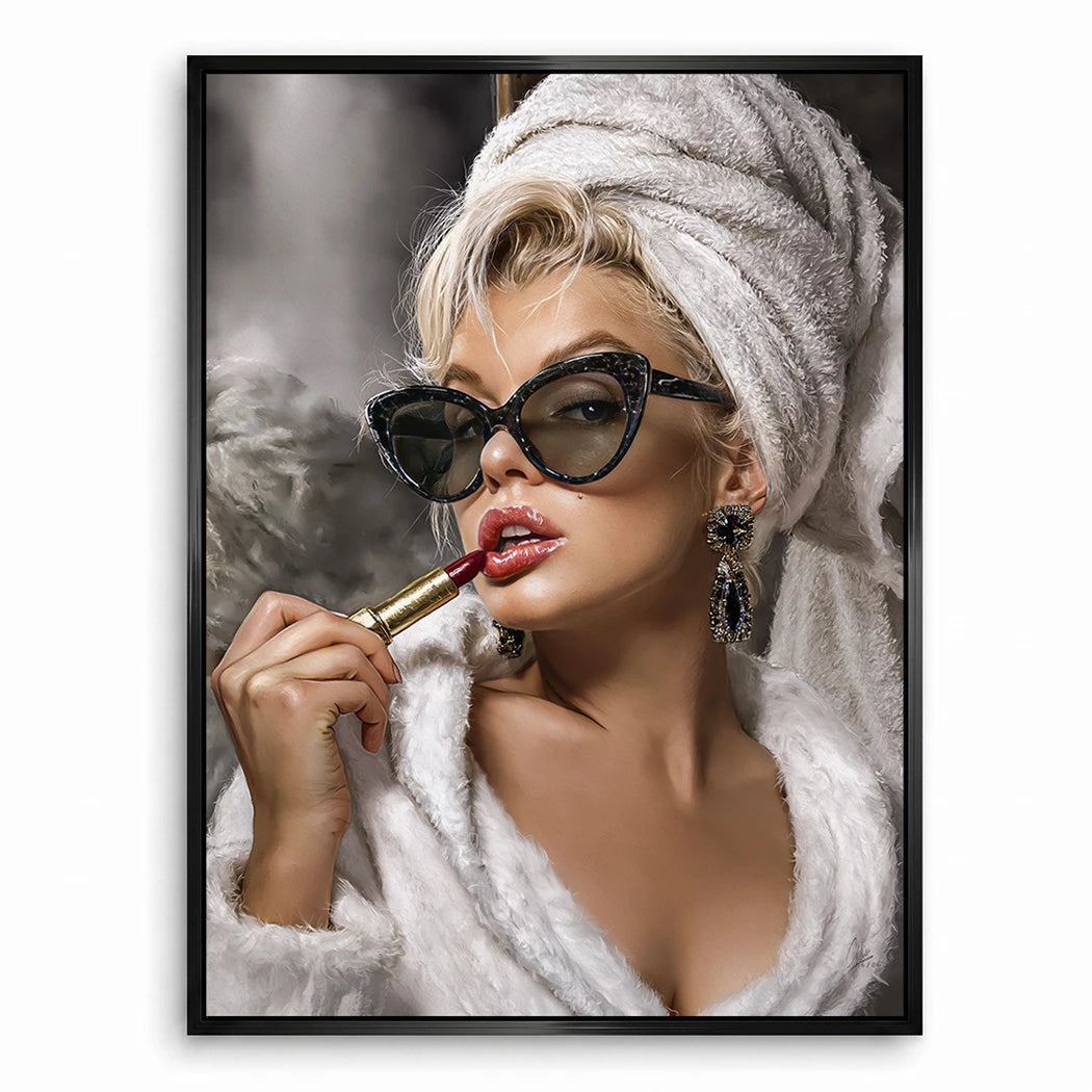 Marilyn Rouge Leinwand Bild