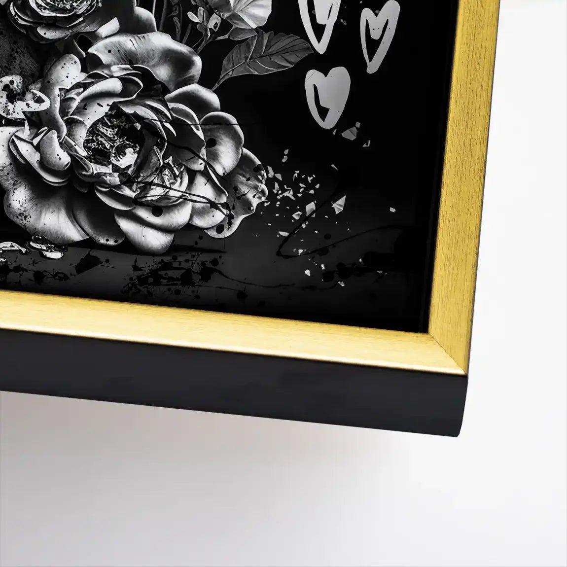 Coco Parfum Black Style Leinwand Bild INGALERIE