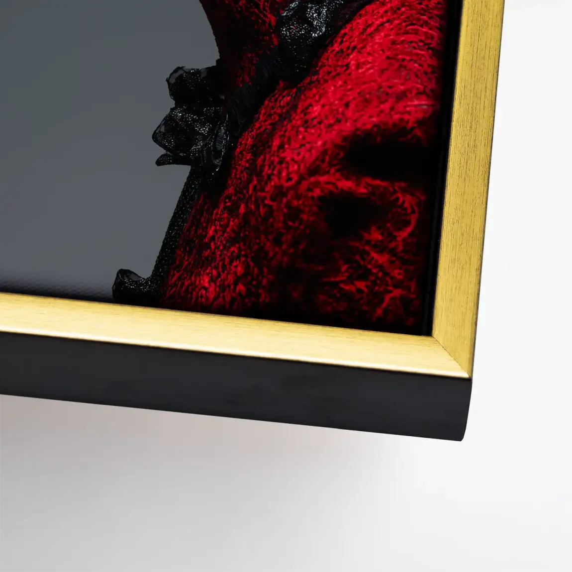 Leopardin Diva Leinwand Bild