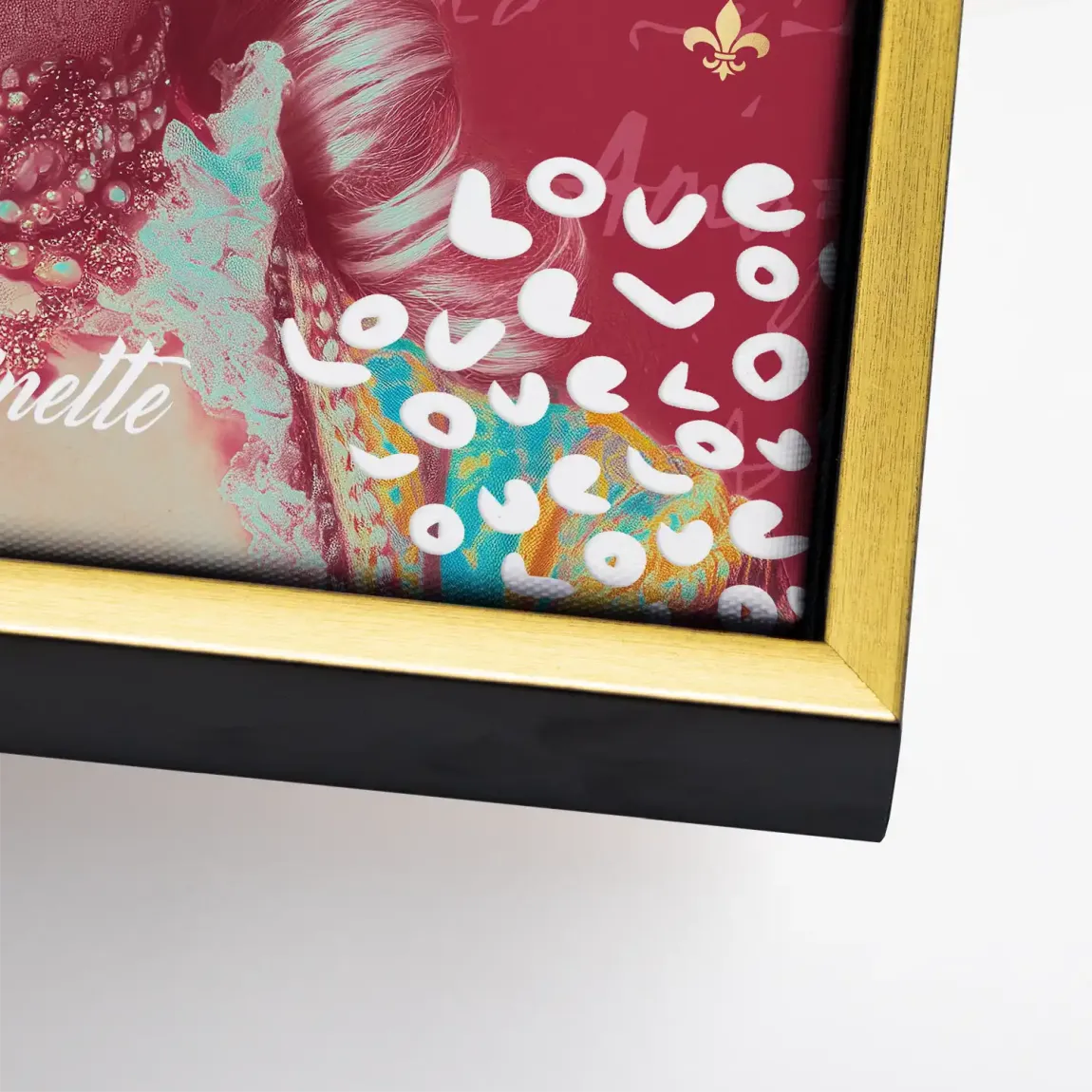 Royal Pop Leinwand Bild