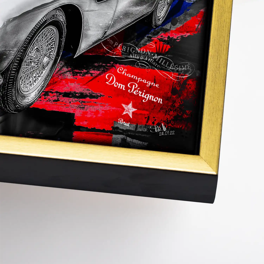 James Bond Retro Style Leinwand Bild INGALERIE