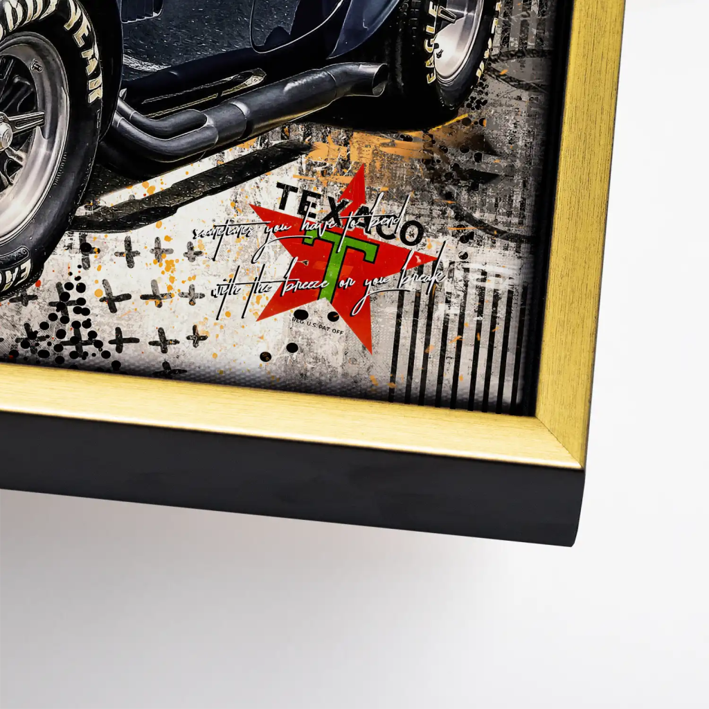Steve AC Cobra Pop Art Leinwand Bild INGALERIE