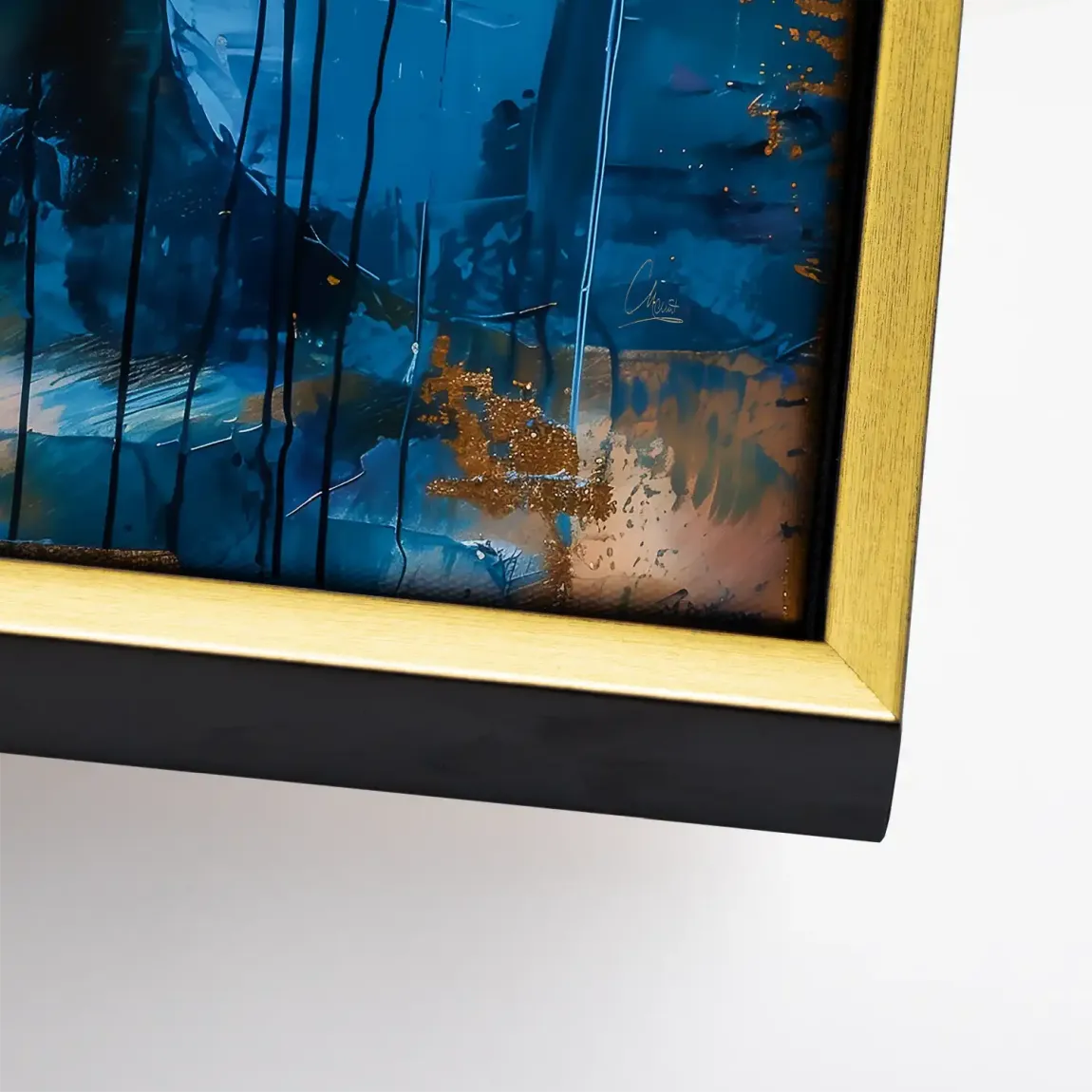 Blue Mystery Leinwand Bild