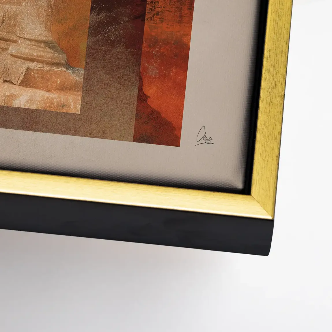 Rom Abstrakt Leinwand Bild