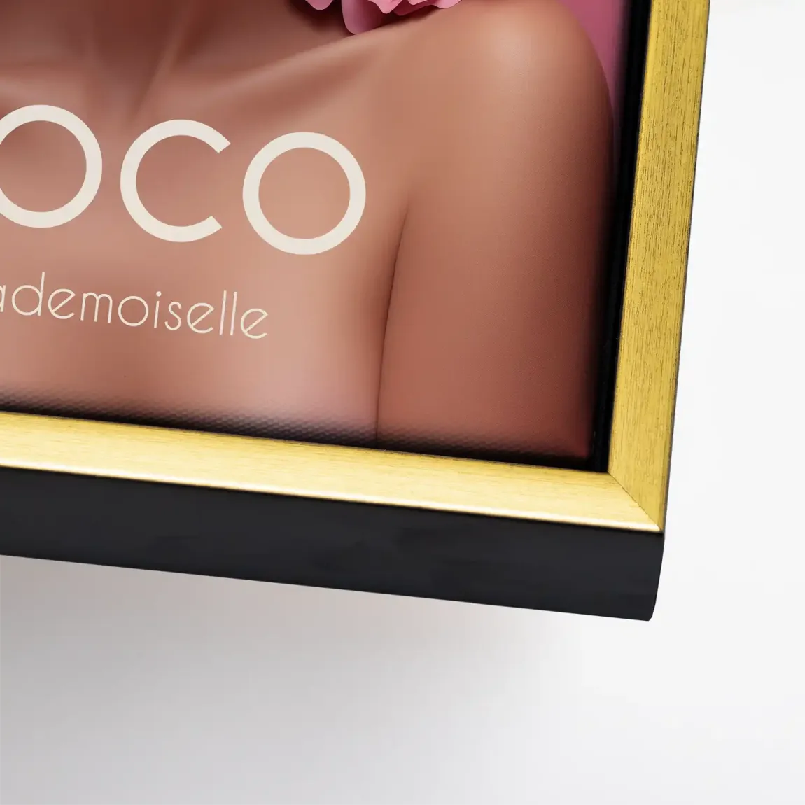 Coco Pink Elegance Leinwand Bild