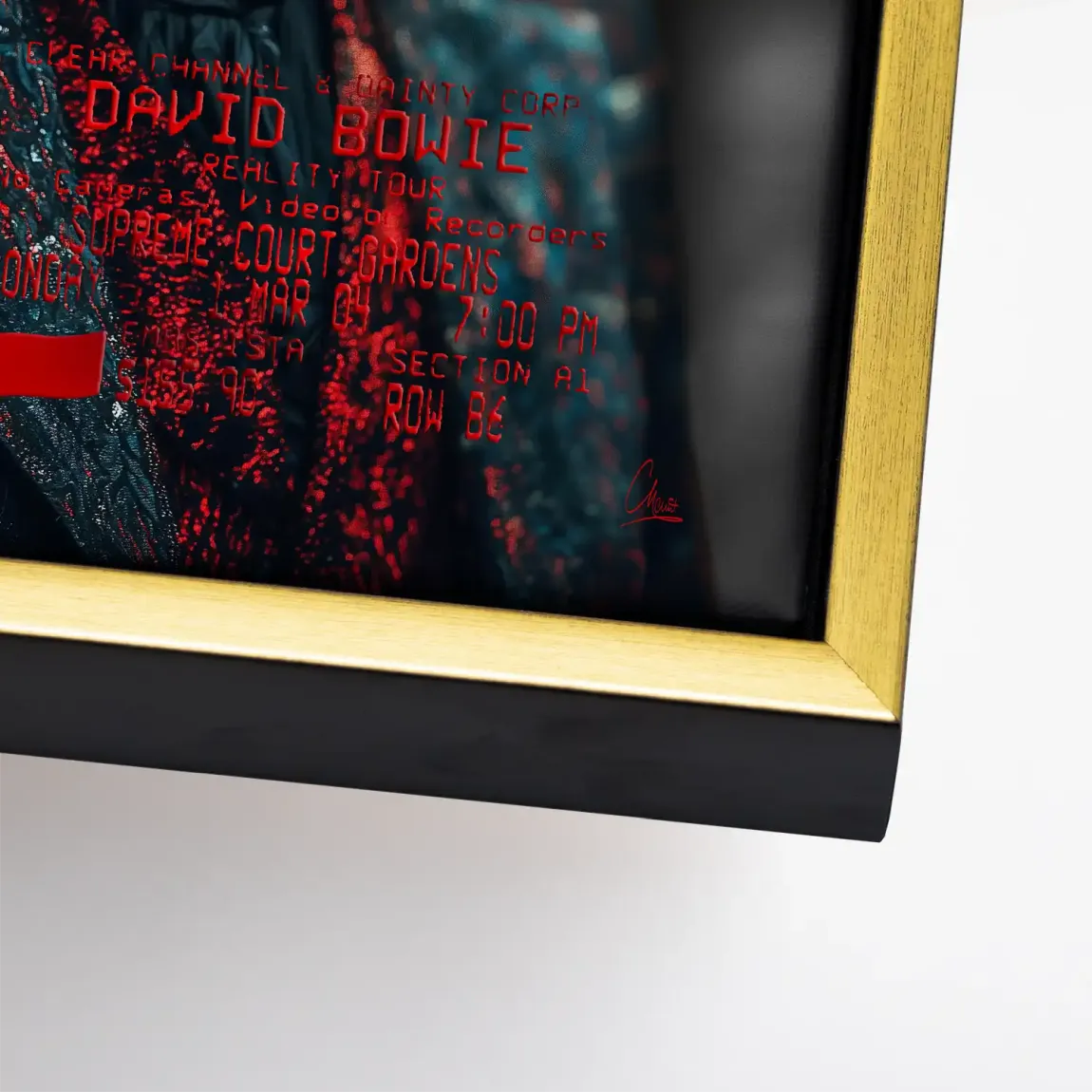 Bowie Starman Leinwand Bild