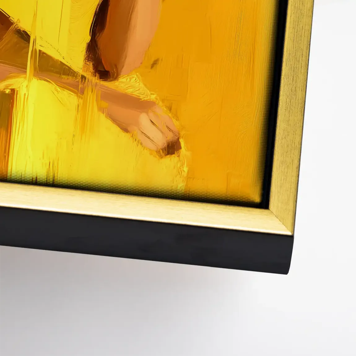 Amber Velvet Elegance Leinwand Bild INGALERIE