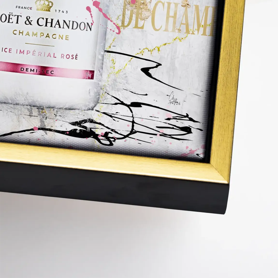 Champagner Glam Leinwand Bild