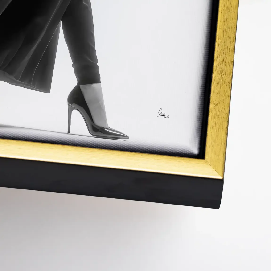Nonne Couture Leinwand Bild