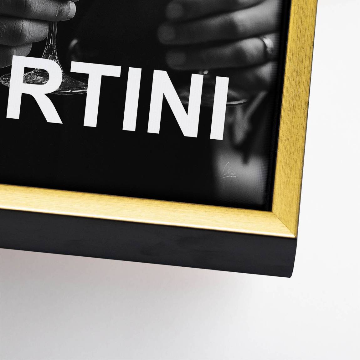 Martini Moment Leinwand Bild