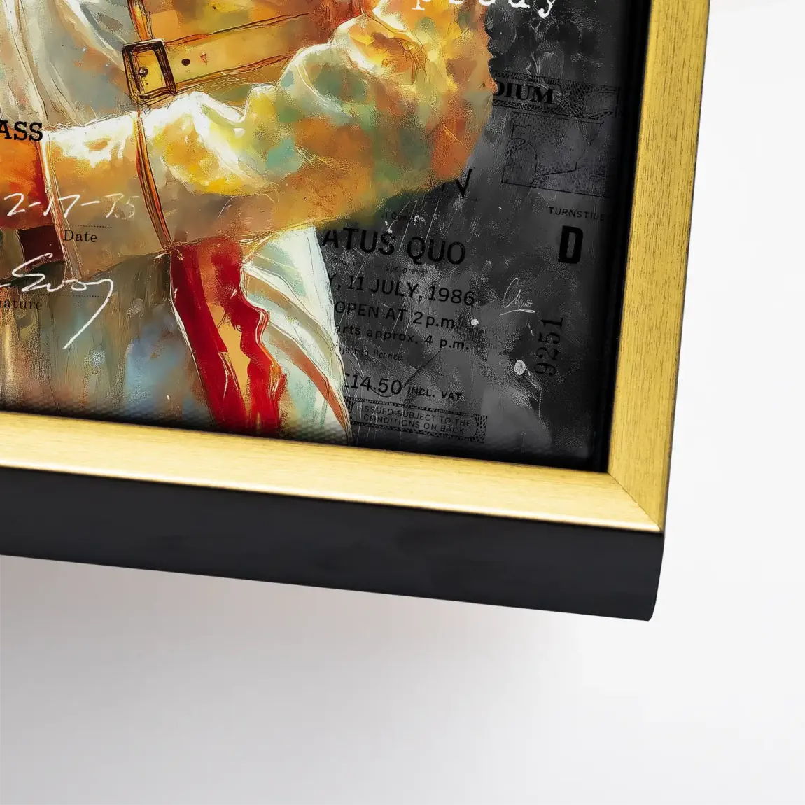 Freddie Mercury Bohemian Leinwand Bild