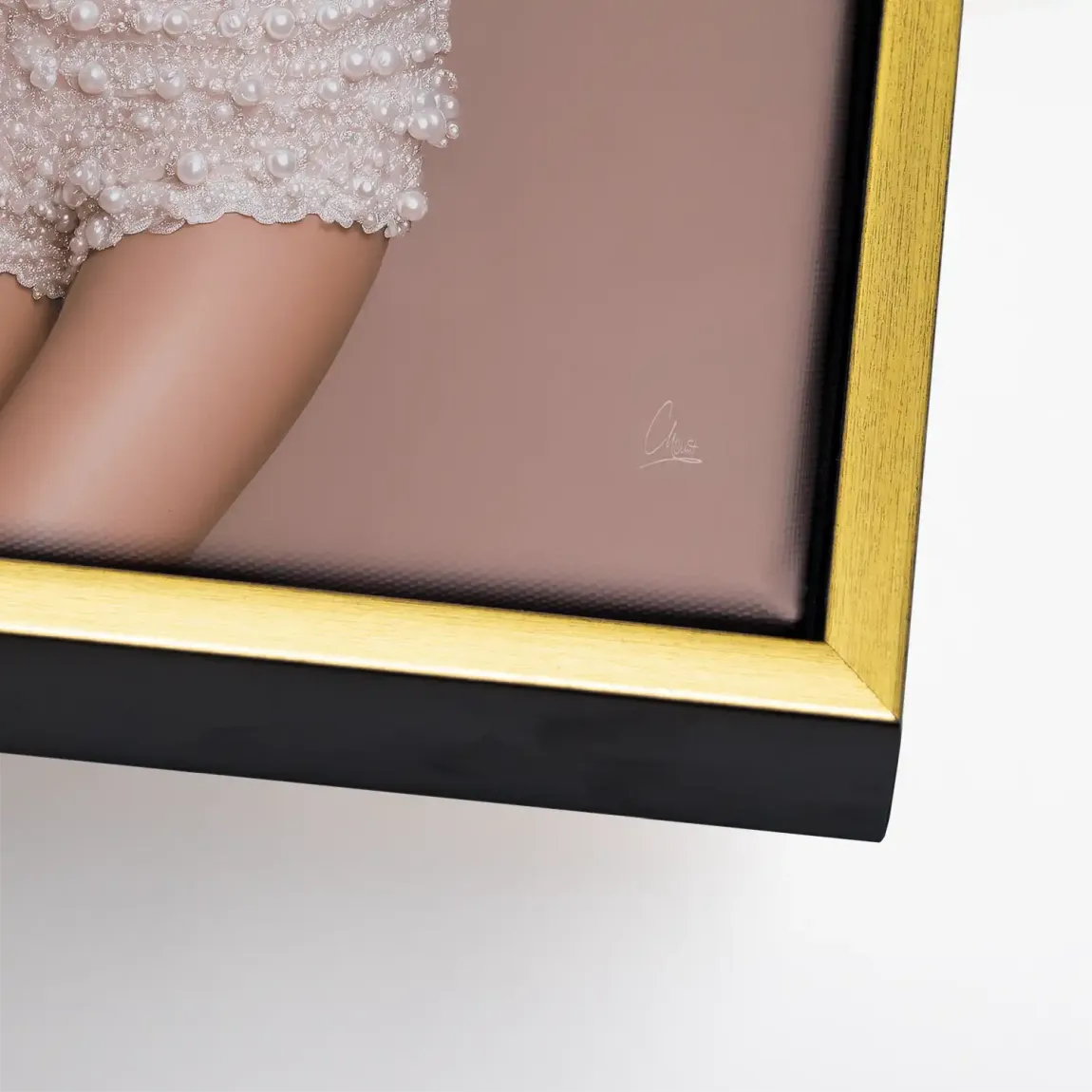 Marilyn Monroe Ice Pearl Leinwand Bild