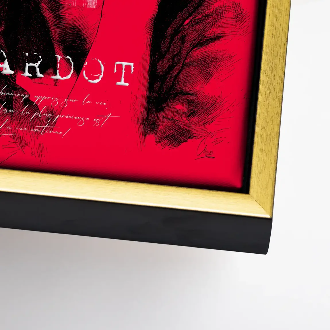 Bardot St Tropez Leinwand Bild