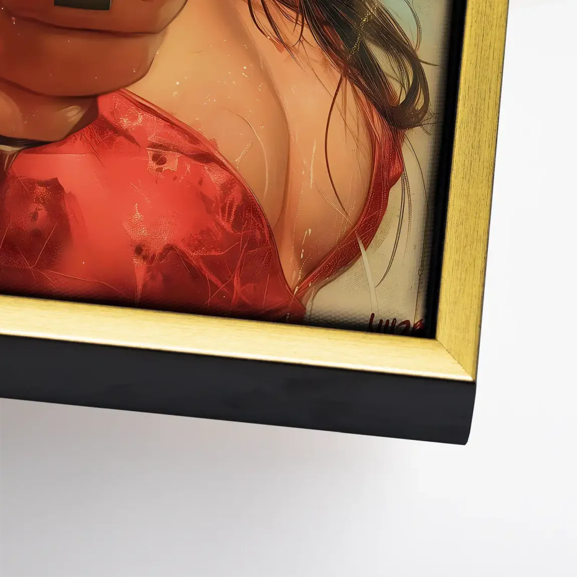 Velvet Gun Leinwand Bild