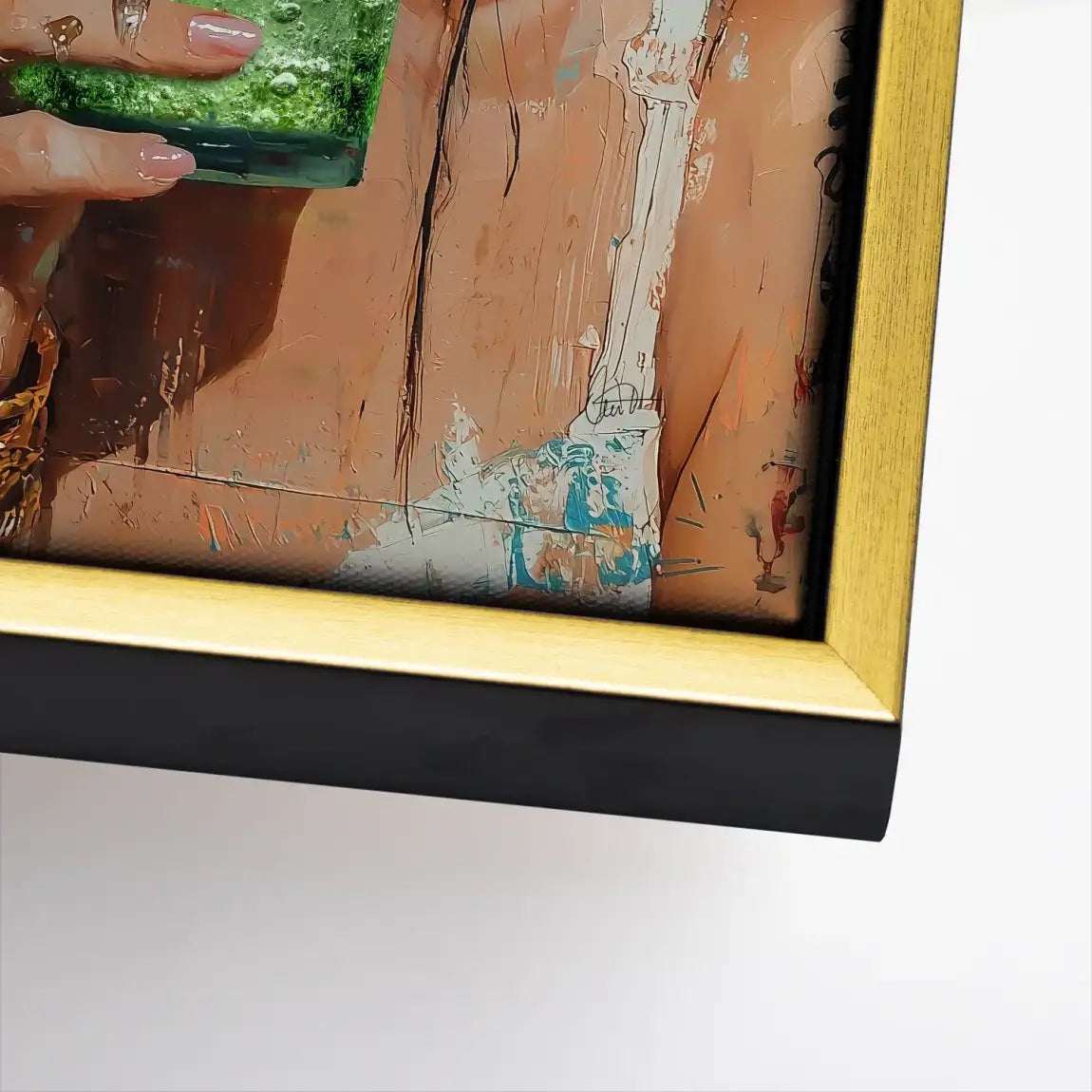 Frida Kahlo Mint Leinwand Bild