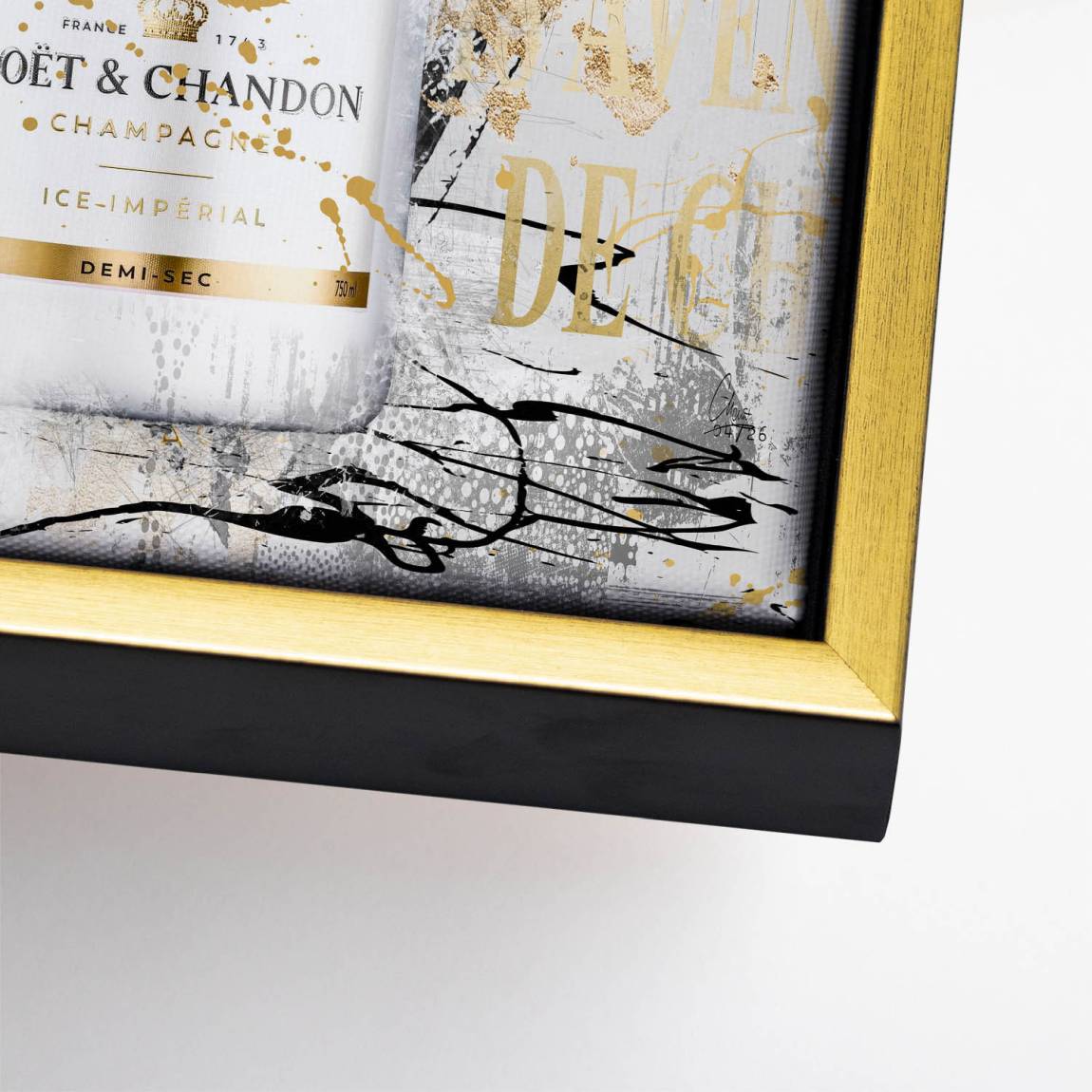 Champagner Prestige Leinwand Bild