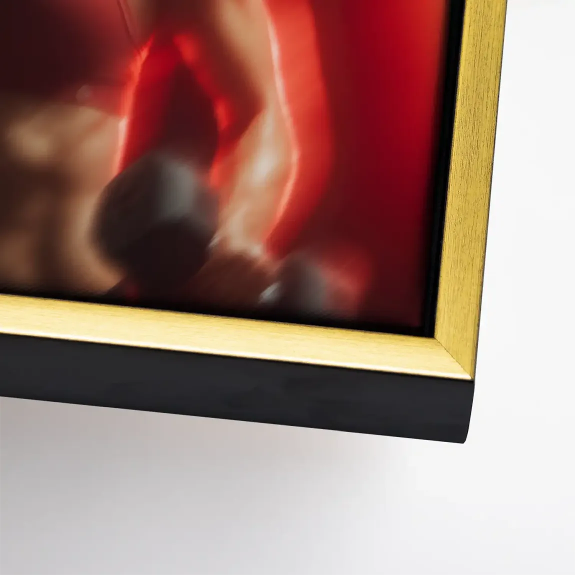 Fitness Motivation Leinwand Bild