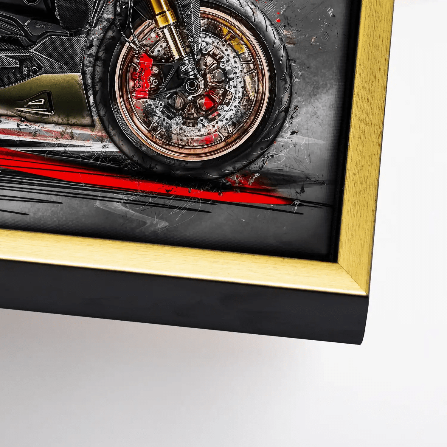 Ducati Diavel Lambo Leinwand Bild INGALERIE