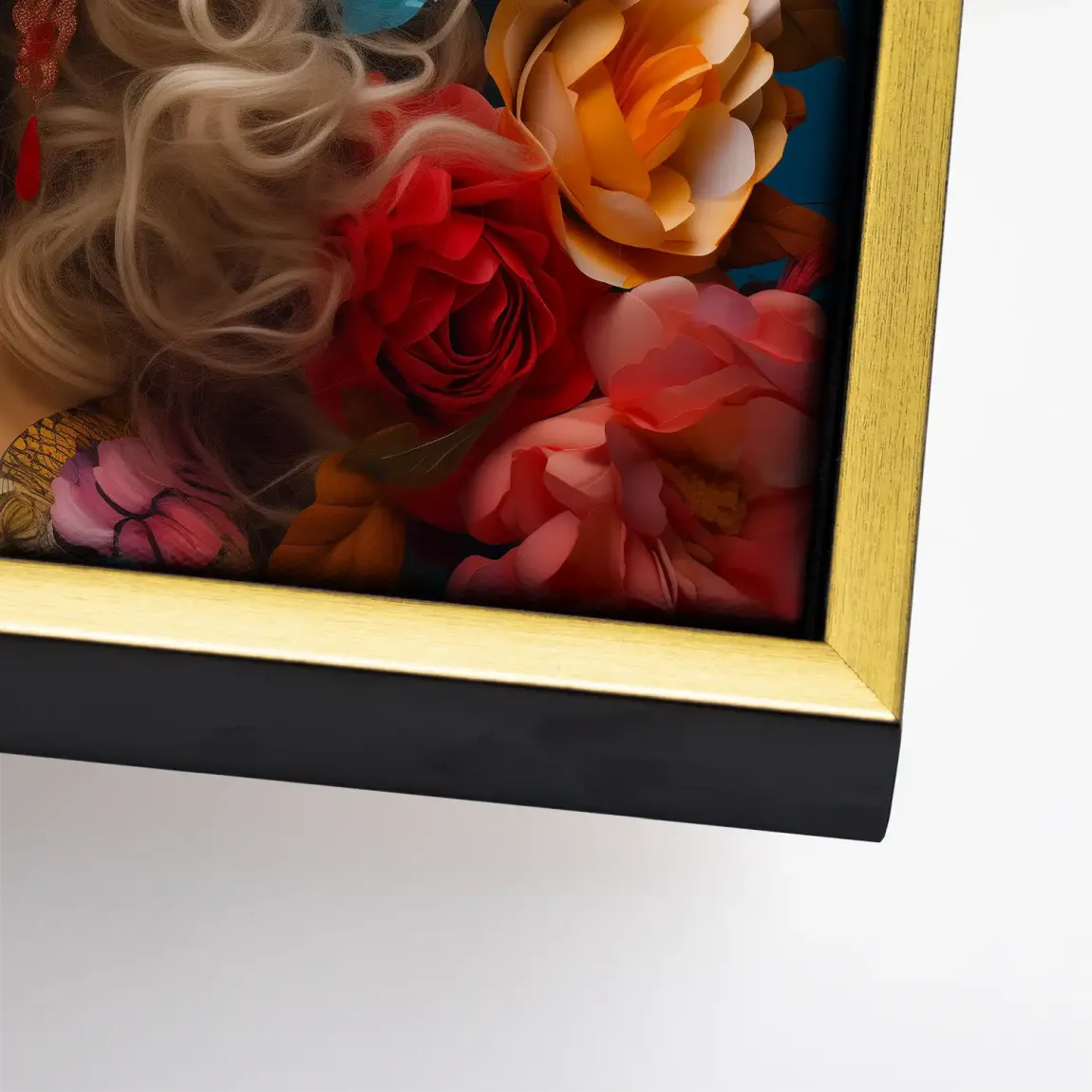 Flower Queen Leinwand Bild