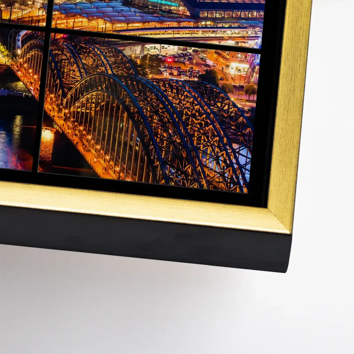 Köln Skyline View Leinwand Bild