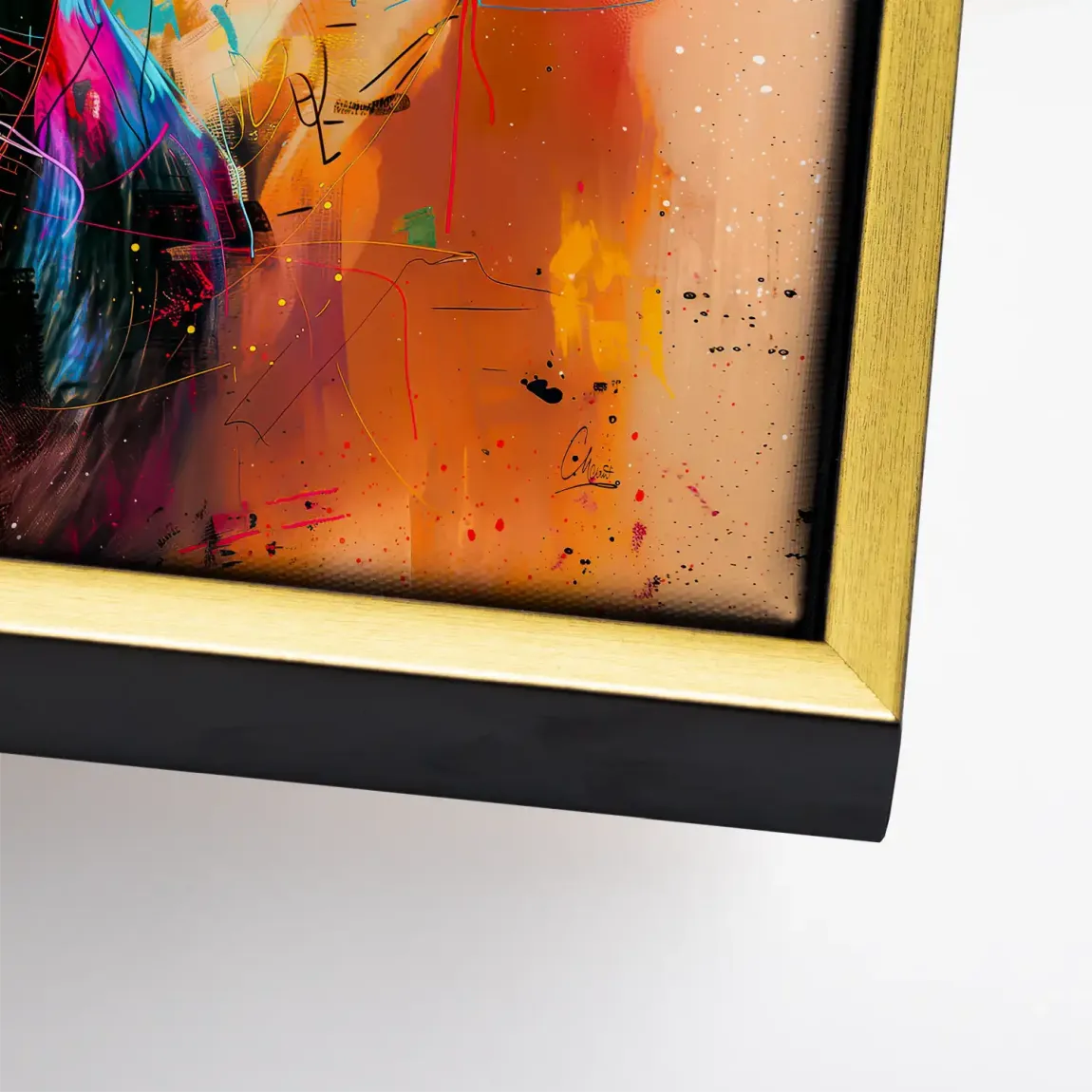 Majestic Bull Leinwand Bild