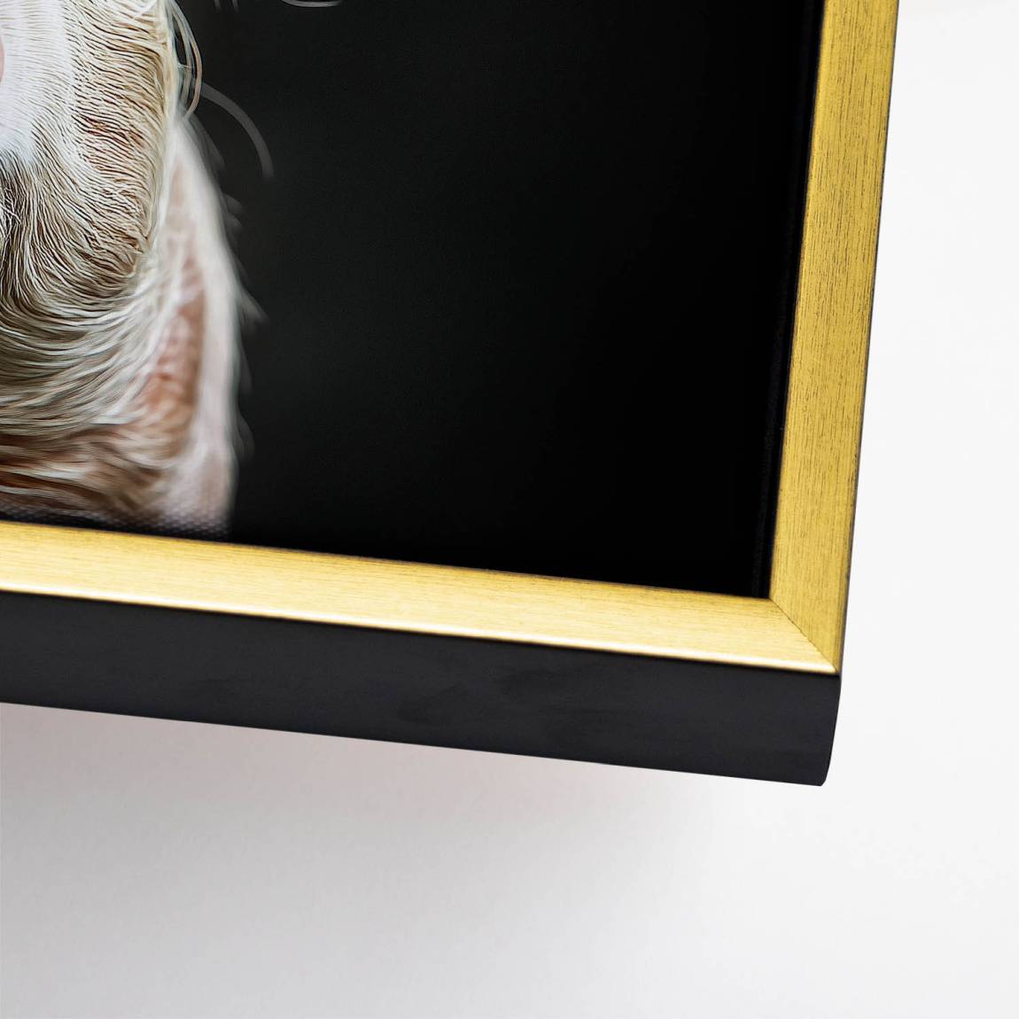 Blüten Schwein Leinwand Bild