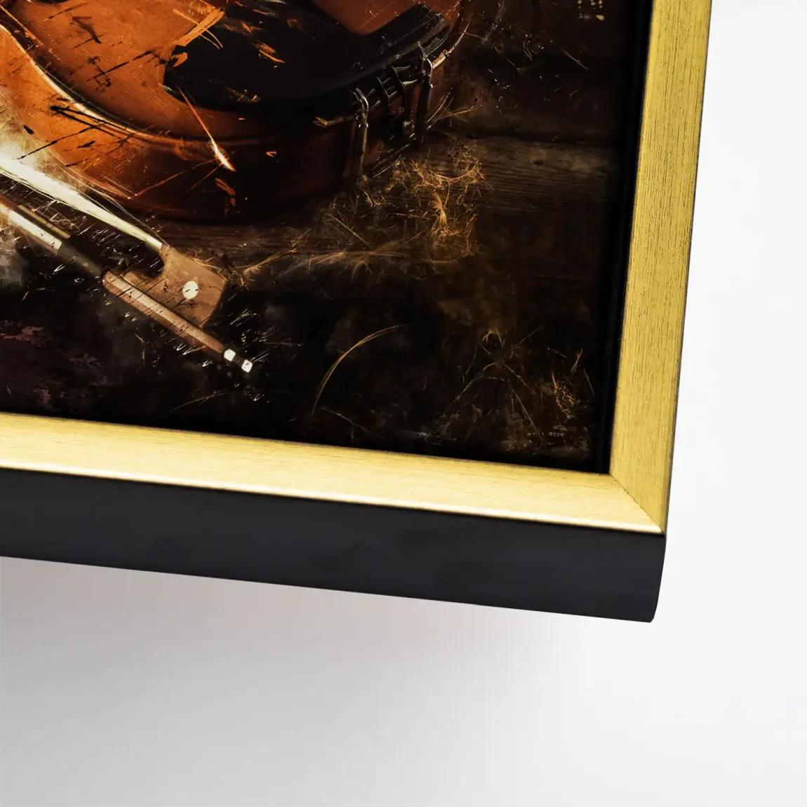 Silent Strings Violine Leinwand Bild