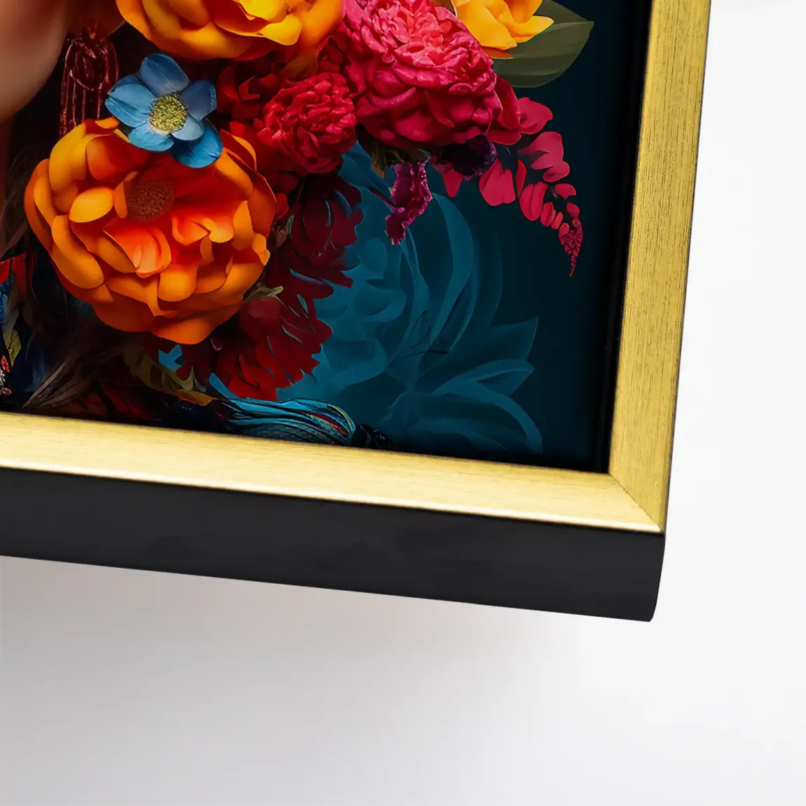 Floral Shades Leinwand Bild