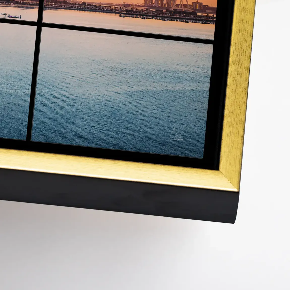 Golden Dunes Dubai Leinwand Bild