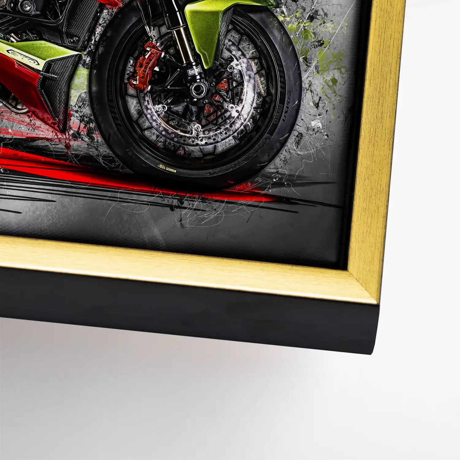 Ducati Streetfighter Lambo Style Leinwand Bild INGALERIE