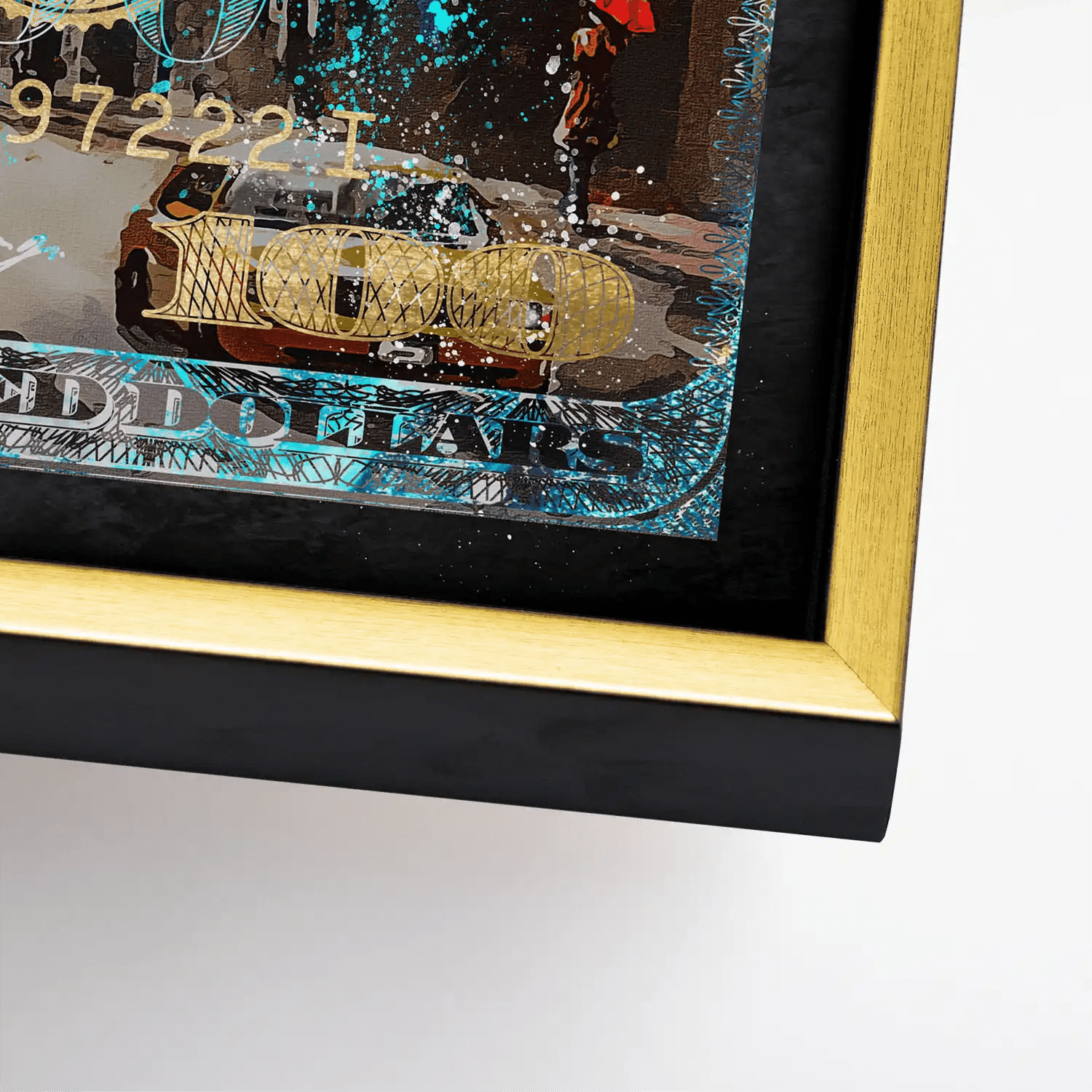 Dollar Stier NY Rules Leinwand Bild INGALERIE