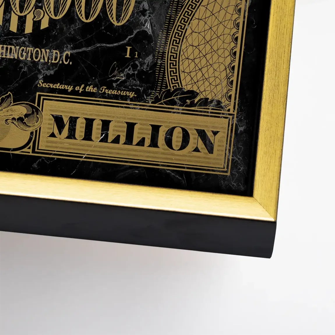 Million Vision George Washington Leinwand Bild