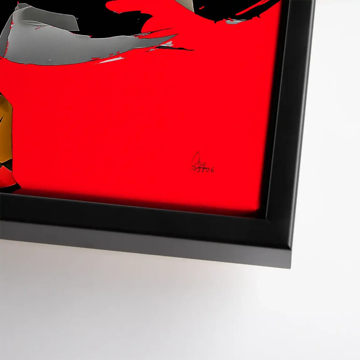 Rouge Abstrakt Leinwand Bild