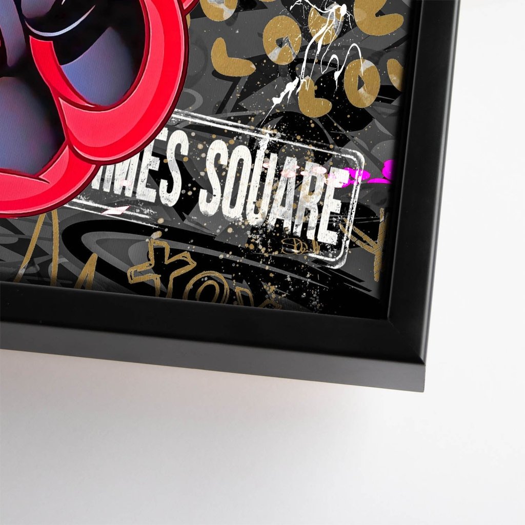 Minnie Vogue Gold Pop Art Leinwand Bild INGALERIE