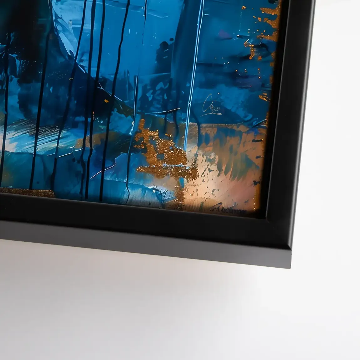 Blue Mystery Leinwand Bild