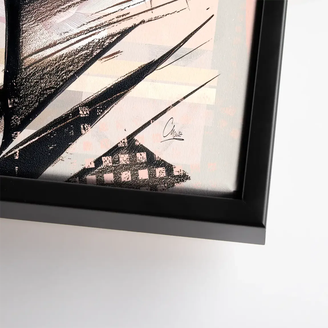 Soft Kiss Abstrakt Leinwand Bild